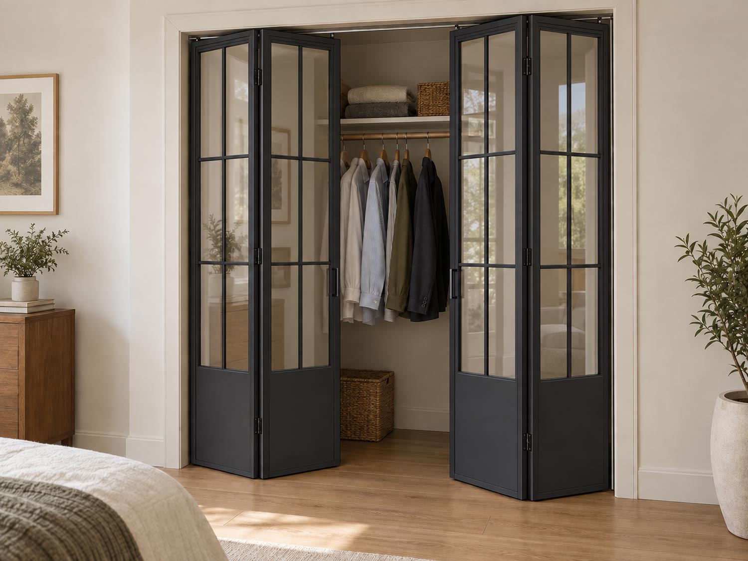 Wood, Glass, or Metal? 7 Bifold Doors You’ll Want to See