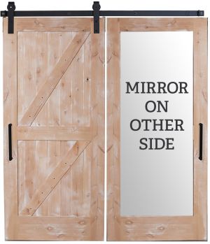 Dutch Z Mirror Barn Door