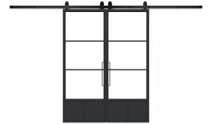 Traditional French Double Barn Door