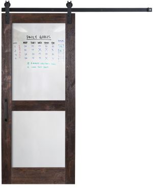 Split Whiteboard Barn Door