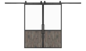 Chalet Double Barn Door