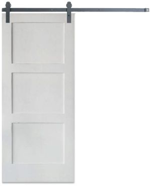 Contemporary 3 Panel Barn Door