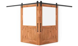 Riverside Corner Barn Door