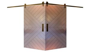 Sunrise Corner Barn Door