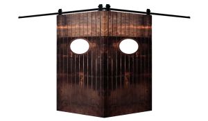 Penny Rail Corner Barn Door