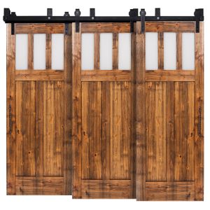 Craftsman Triple Bypass Barn Doors