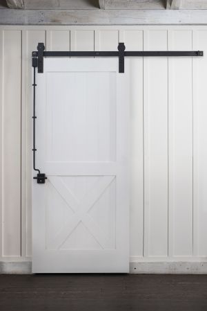 Barn Door Lock: Self-Latching Barn Door Lock