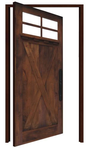 Hobble Creek Interior Pivot Door