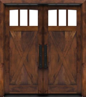 Wind Rivers Double Front Door