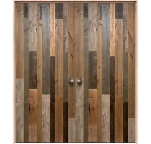 Vertical Rustica Reclaimed Interior Double Door