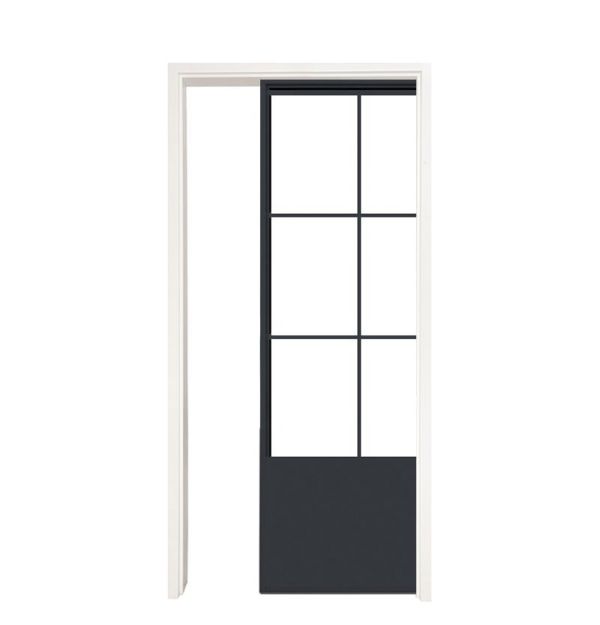 French Quarter Single Pocket Door