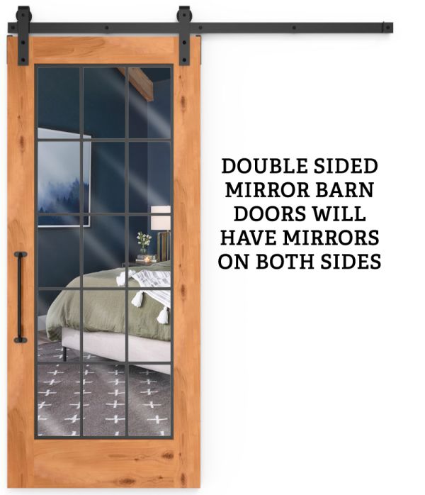 Mirror Barn Doors Barn Door Mirror Rustica