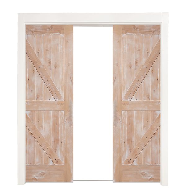 Dutch Z Double Converging Pocket Doors