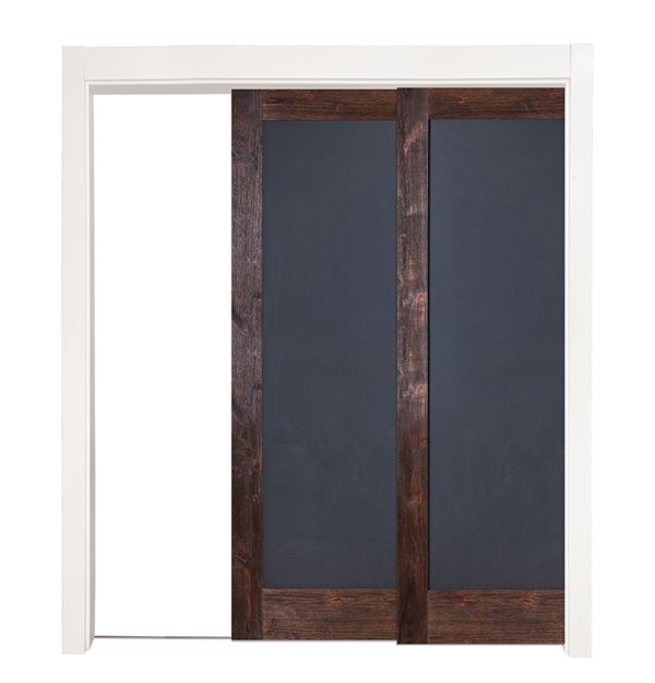 Chalkboard Full Bypassing Pocket Doors