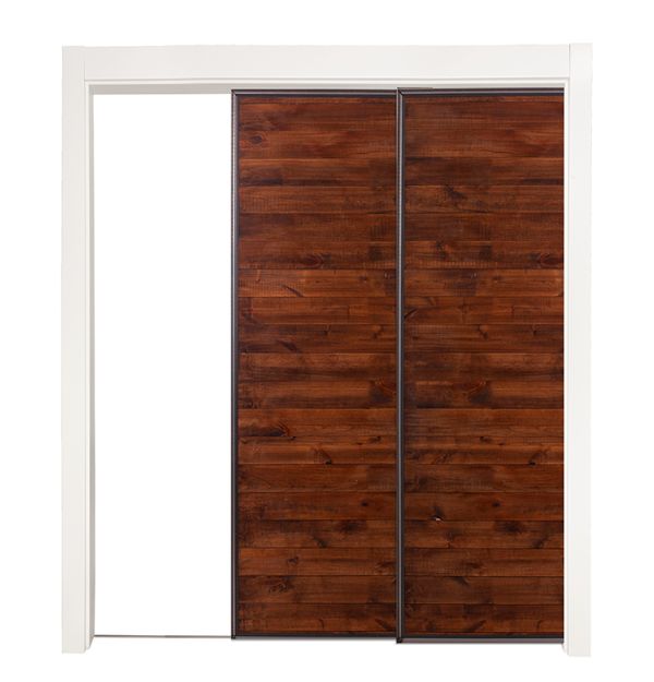 Mountain Modern Bypassing Pocket Doors