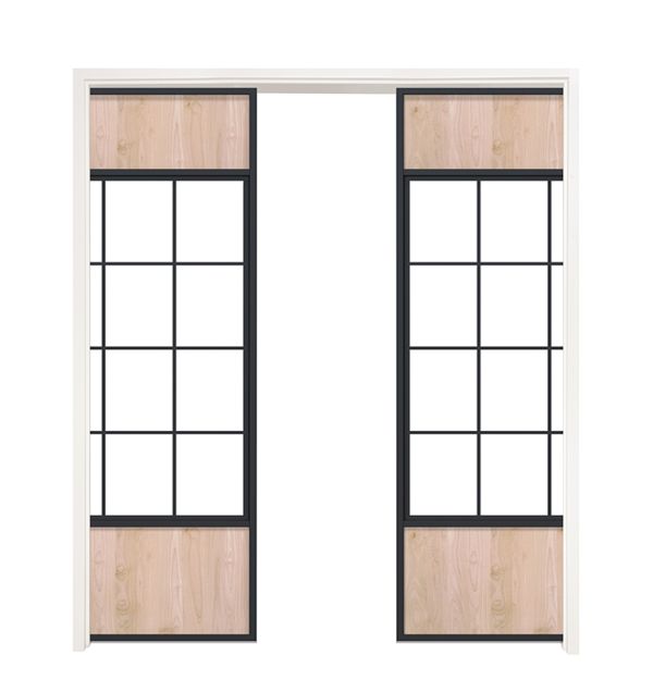 Orchard Double Converging Pocket Doors