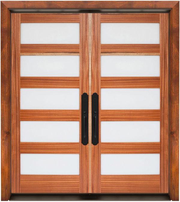 5 Panel Exterior Double Door