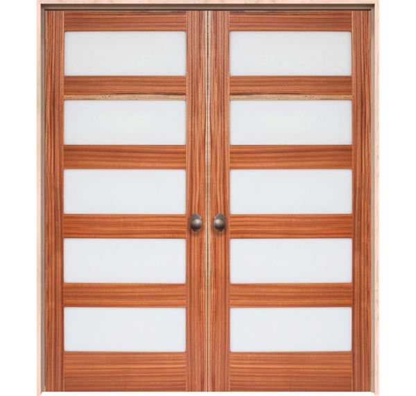 5 Panel Interior Double Door