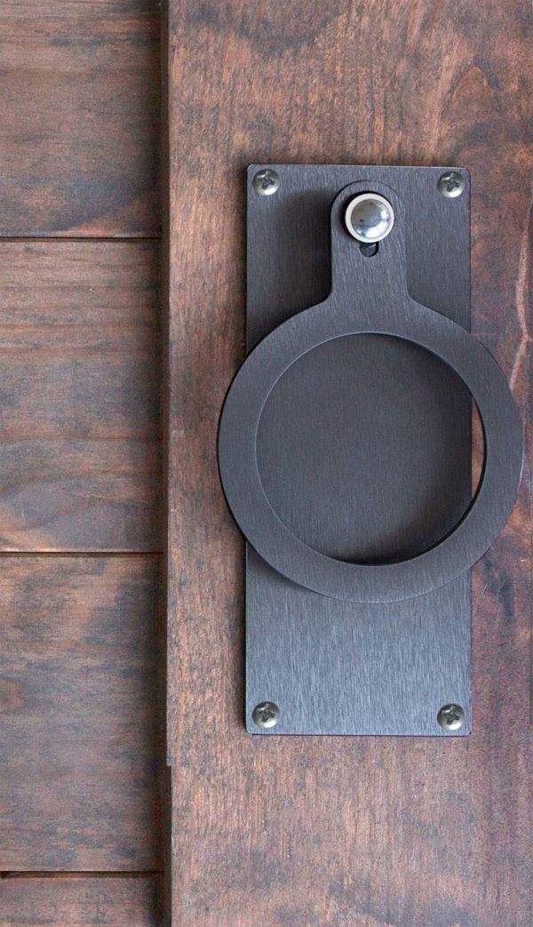 Rustic Ring Barn Door Pull