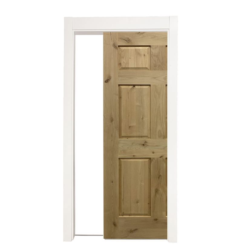 6 Panel Colonial Single Pocket Door