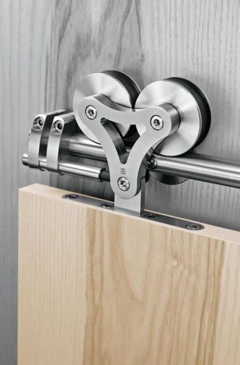 DuplexS Sliding Door Hardware Kit Barn Door Hardware