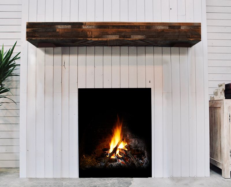 Prairie Camp Fireplace Mantel