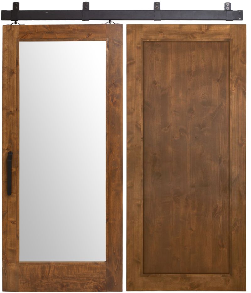 Mirror Barn Door Rustica