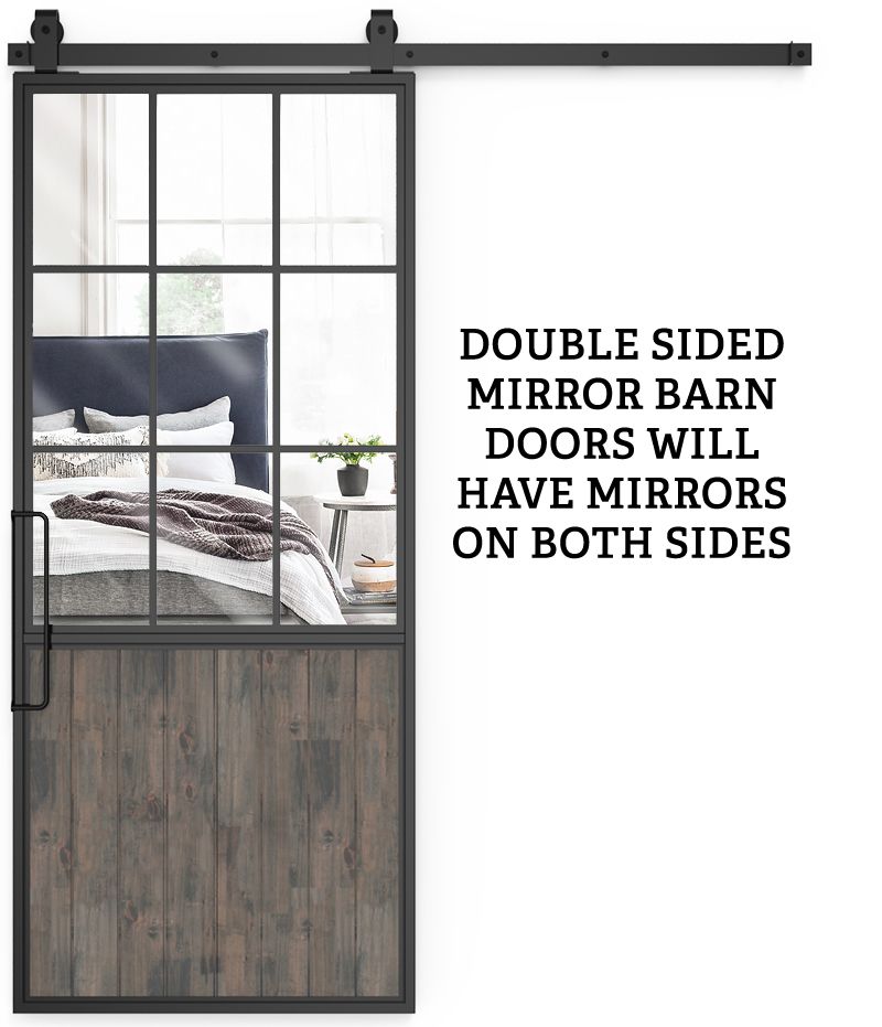 Mountain French Half Double Mirror Rustica