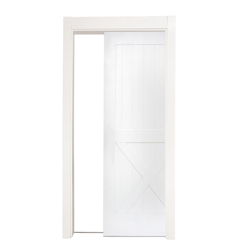 Half X Single Pocket Door
