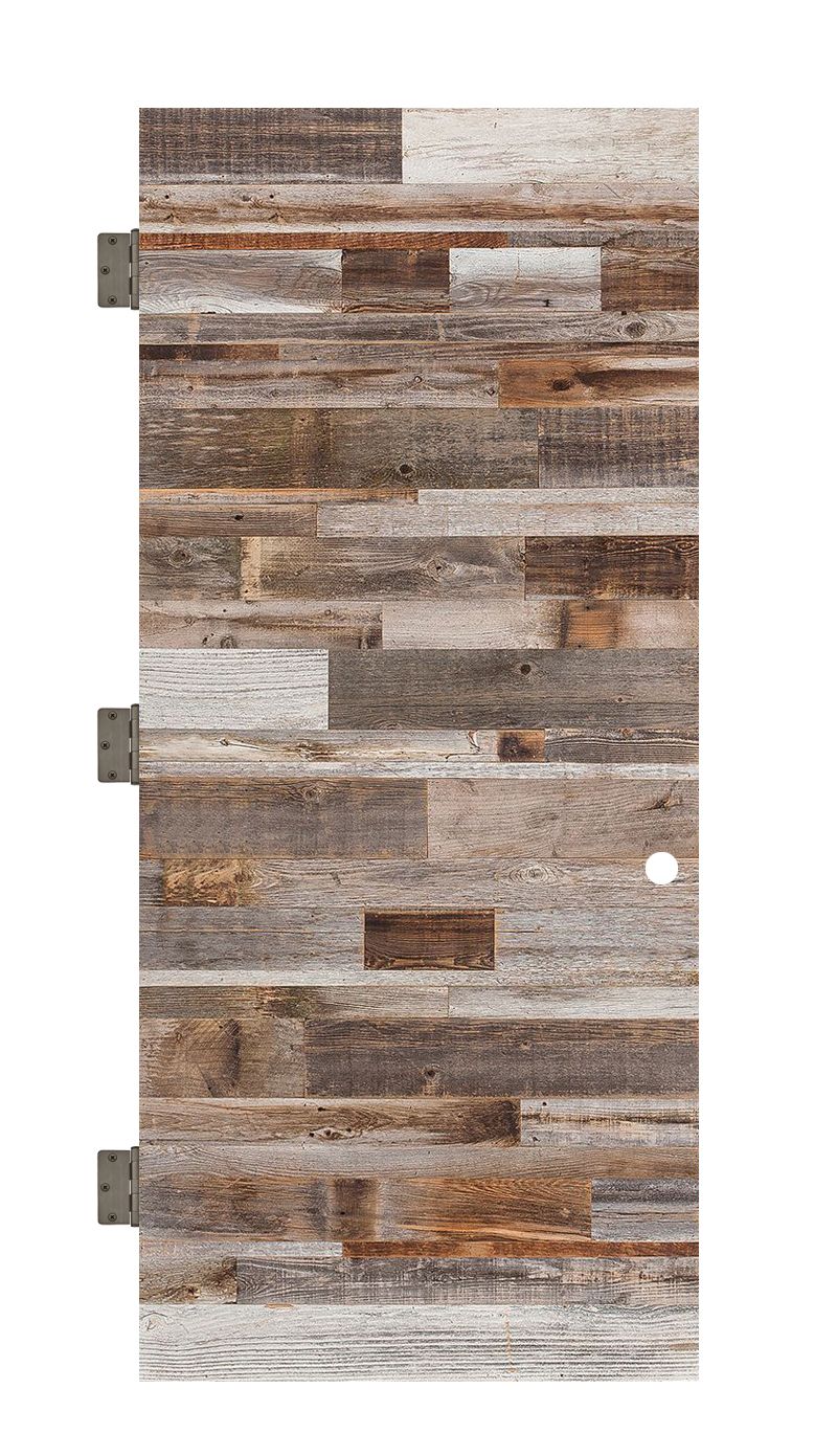 Horizontal Barn Wood Interior Slab Door