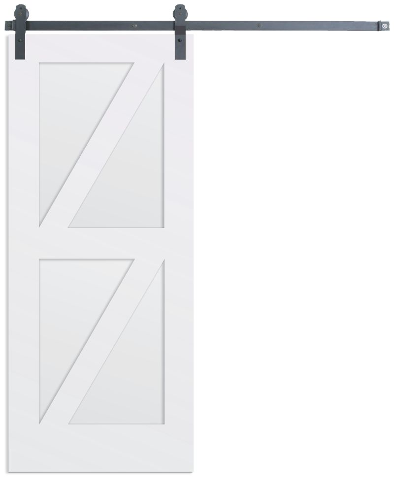 Contemporary Double Z Barn Door