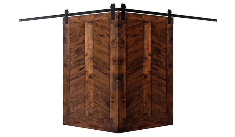 Heartland Chevron Corner Barn Door