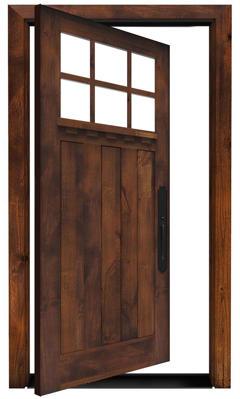 Rocky Point Exterior Pivot Door