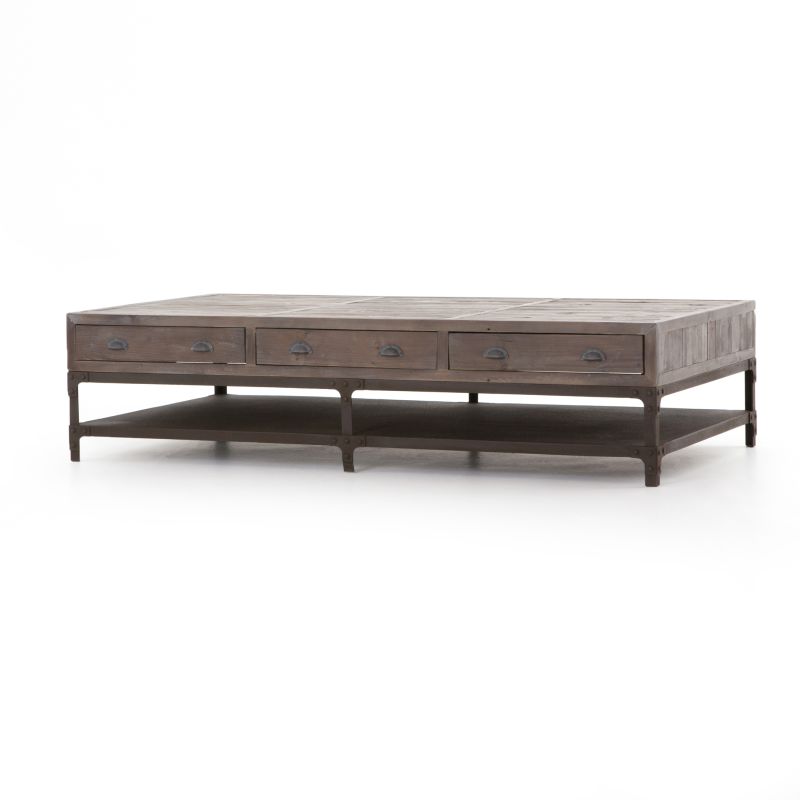 Campbell Contemporary Wood Coffee Table