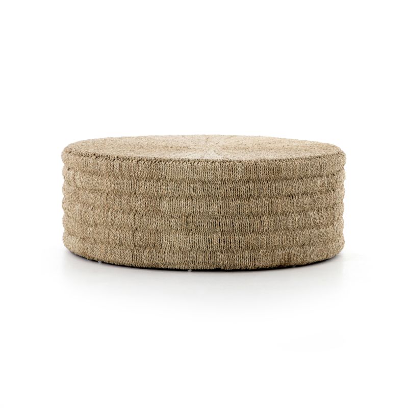 Pascal Round Drum Style Rope Coffee Table