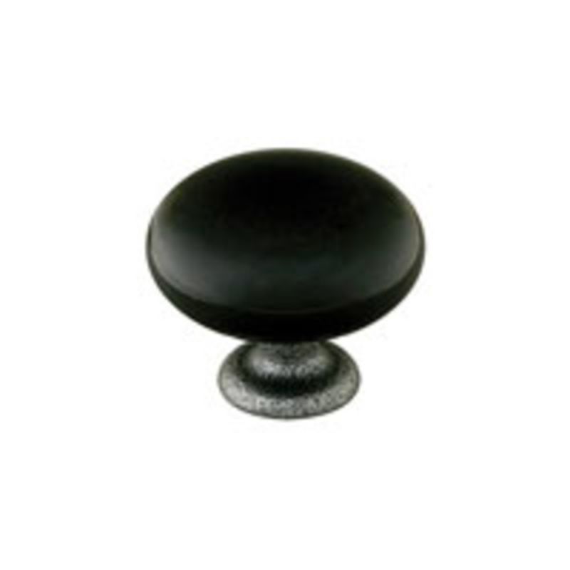 Madison Cabinet Knob Black 1-3/4