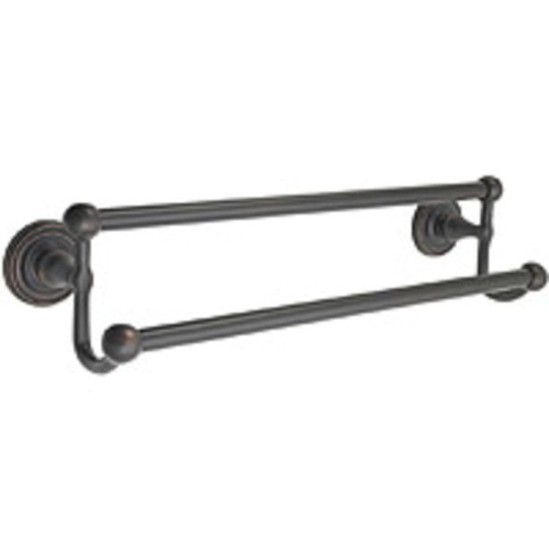 Brass Double Towel Bar 24in