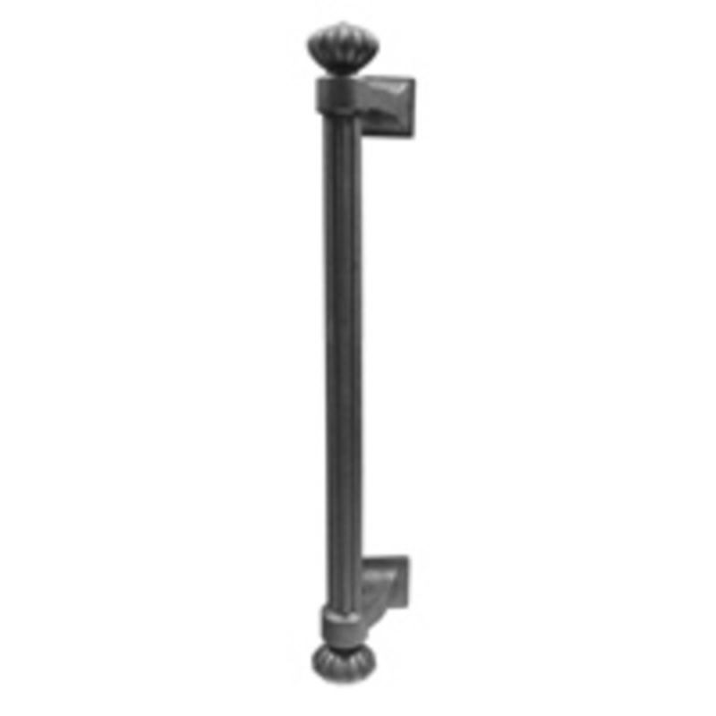 Lost Cast Wax Bronze Column Pull 12in