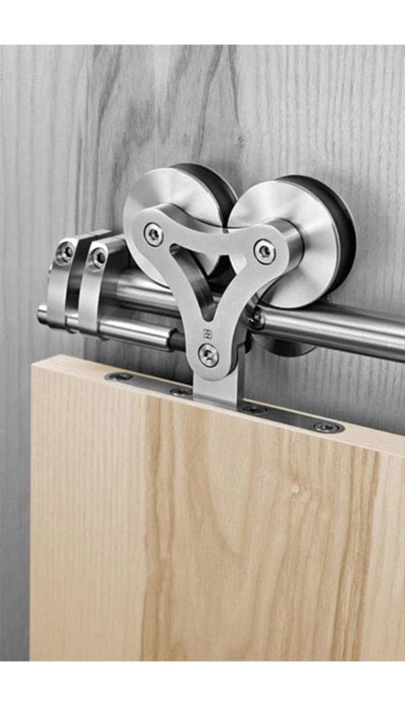 Duplex S Sliding Glass Barn Door Hardware