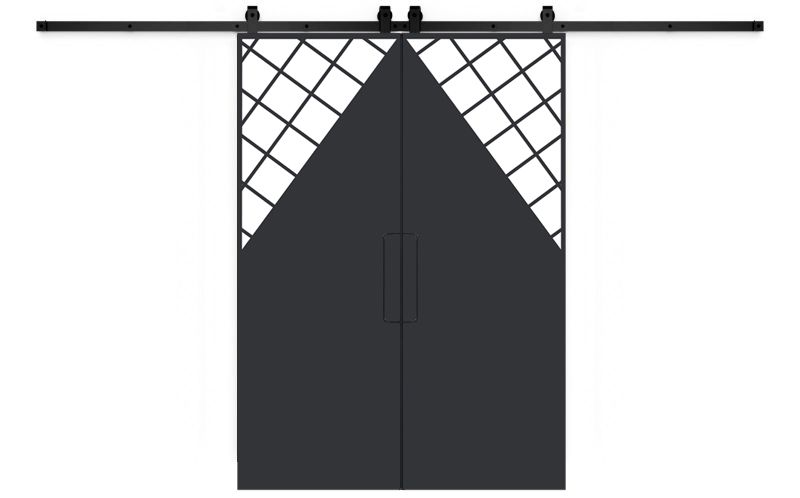 Inlet Double Barn Door