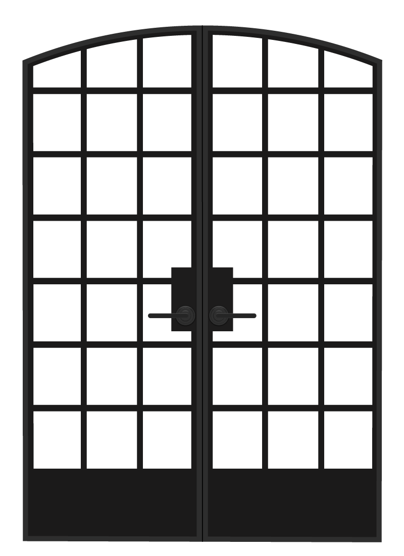 Cropland Interior Arched Top Double Door