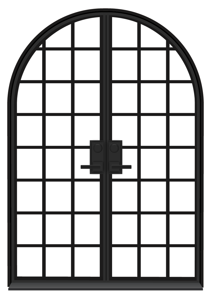 Tillage Exterior Full Radius Top Double Door