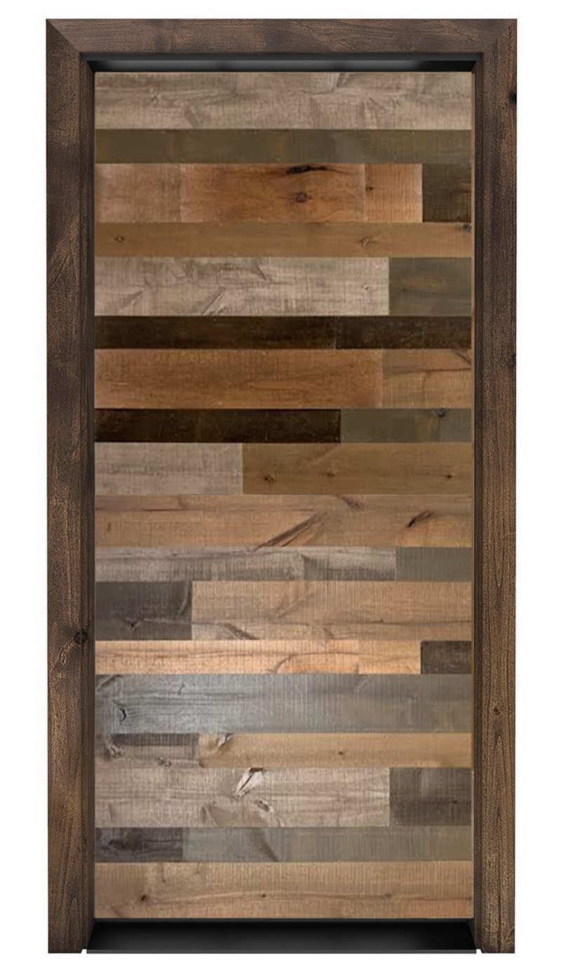 Horizontal Rustica Reclaimed Exterior Door