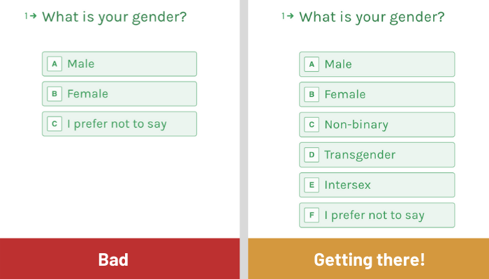 How To Ask About Gender In Forms Respectfully Ruth Dillon Mansfield