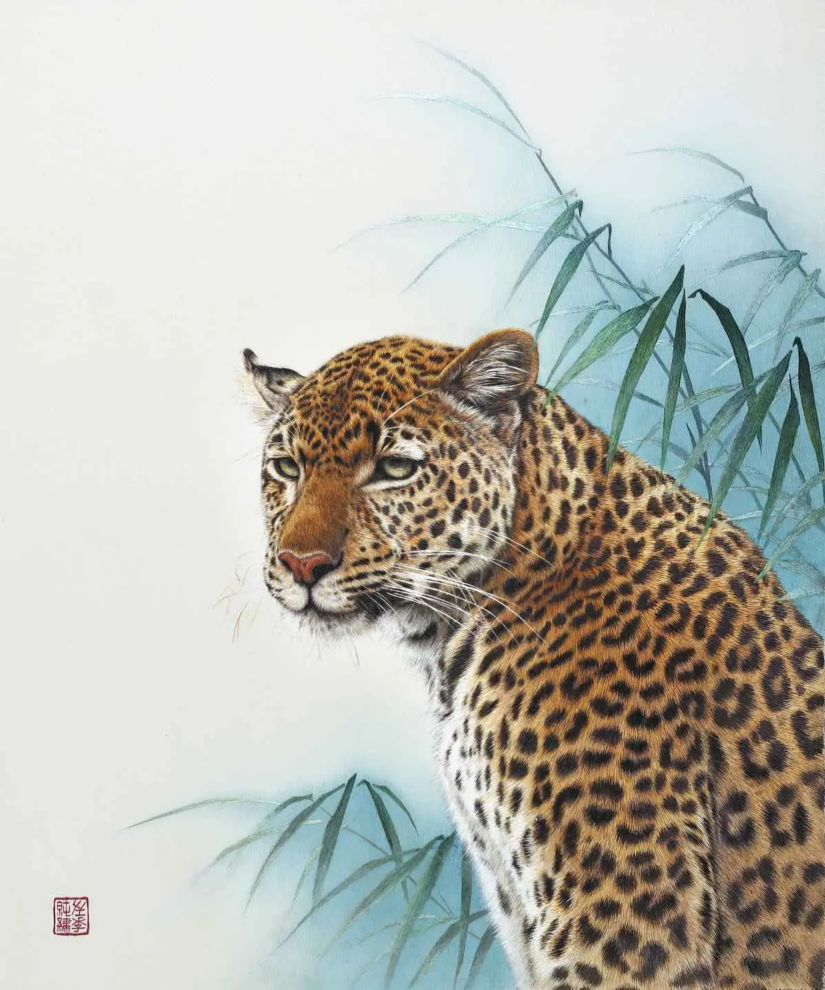 湘绣豹作品