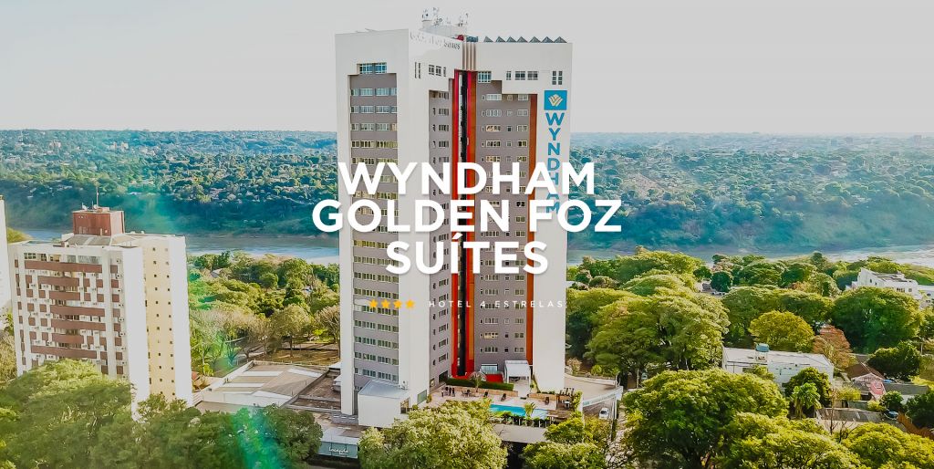Na região central de Foz do Iguaçu Hotel Wyndham Golden Foz Suítes Na região central de Foz do Iguaçu Hotel Wyndham Golden Foz Suítes