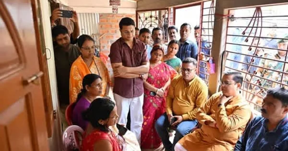 Tinku Roy visits family of murdered brothers, assures justice