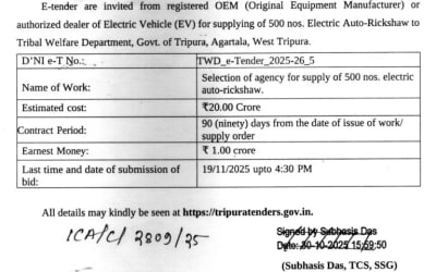 Government Tenders (Tripur.Live)
