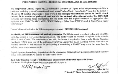 Government Tenders (Tripur.Live)