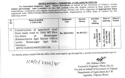 Government Tenders (Tripur.Live)